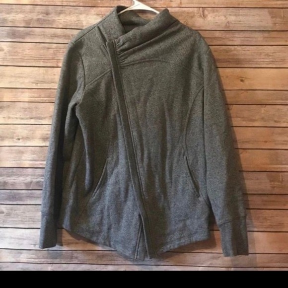 Zella snowdrift asymmetrical zip up sweatshirt - Picture 1 of 12